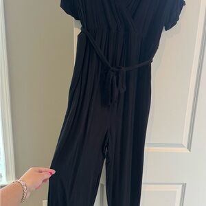 Casual and comfortable Black Jumpsuit